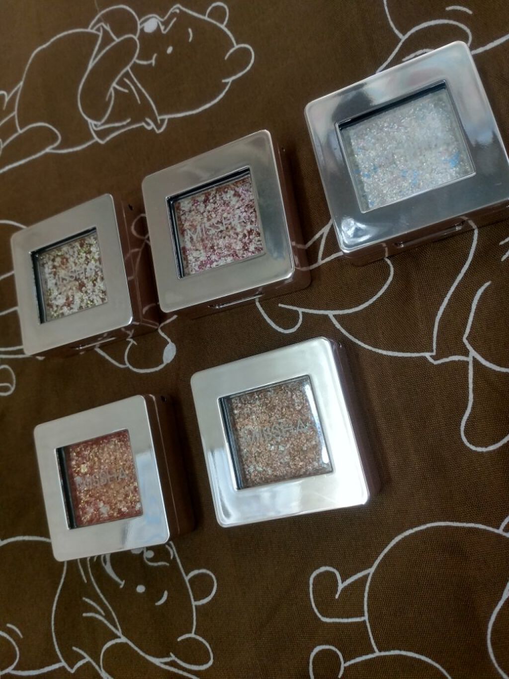 グリッタープリズム シャドウ CR01/MISSHA/グリッターを使ったクチコミ（1枚目）