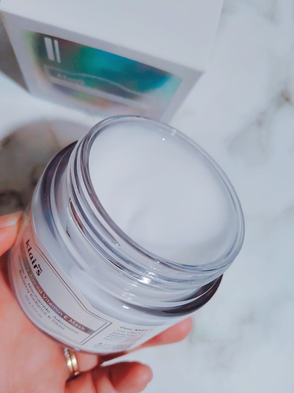 フレッシュリージュースドビタミンEマスク(90g)/Klairs/フェイスクリームを使ったクチコミ（2枚目）