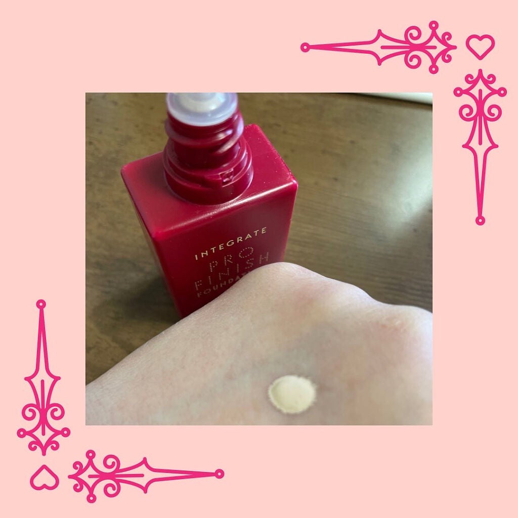 プロフィニッシュリキッド/インテグレート/リキッドファンデーションを使ったクチコミ(2枚目)