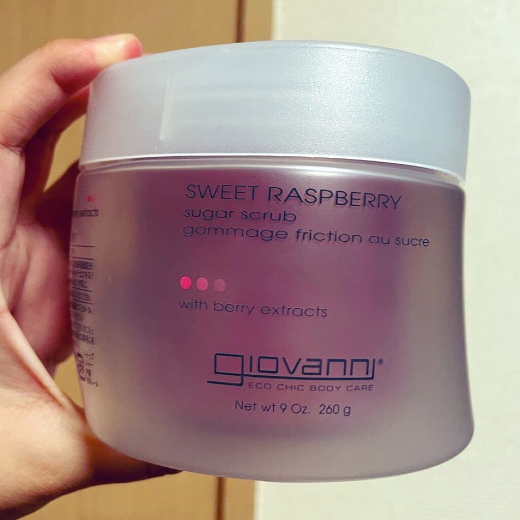 ジョヴァンニ シュガー ボディスクラブ スイートラズベリー/giovanni/ボディスクラブを使ったクチコミ(1枚目)