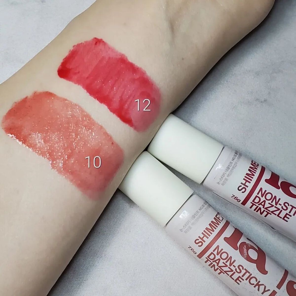 ノンスティッキーダズルティント フラミンゴ（並行輸入）/unleashia/リップティントを使ったクチコミ（2枚目）