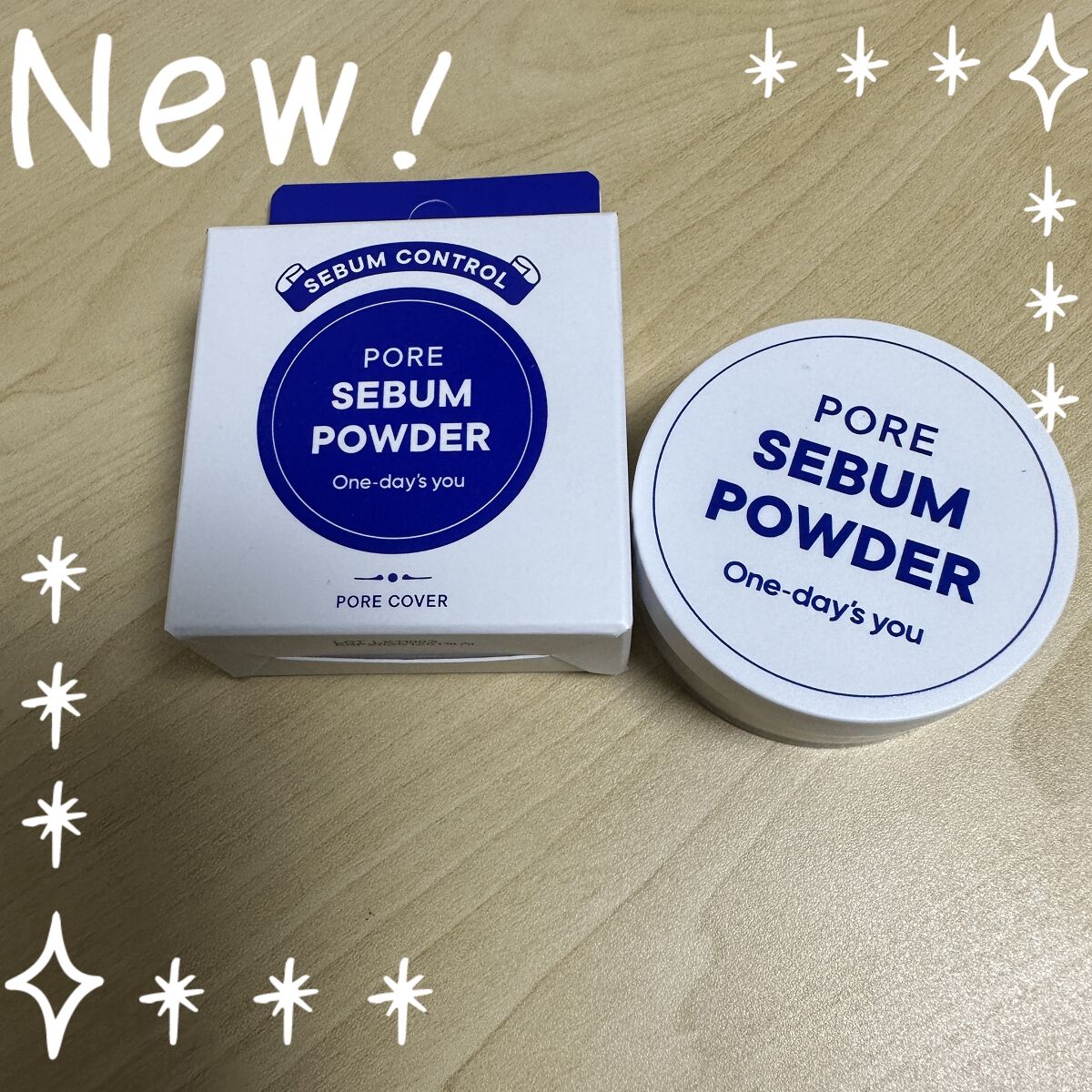 ポアセバムパウダー/One-day's you/ルースパウダーを使ったクチコミ（1枚目）