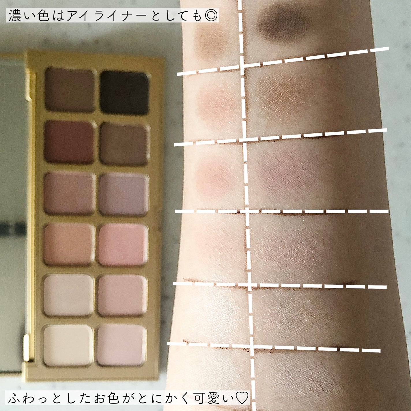 ザ ワイルドフラワー アイシャドウ パレット/ローラ メルシエ/マルチパレットを使ったクチコミ(3枚目)