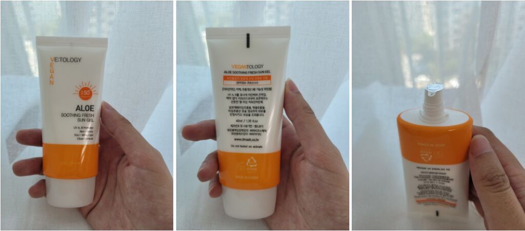 ALOE SHOOTHING FRESH SUN GEL/VEGAN TOLOGY/日焼け止めジェルを使ったクチコミ（2枚目）