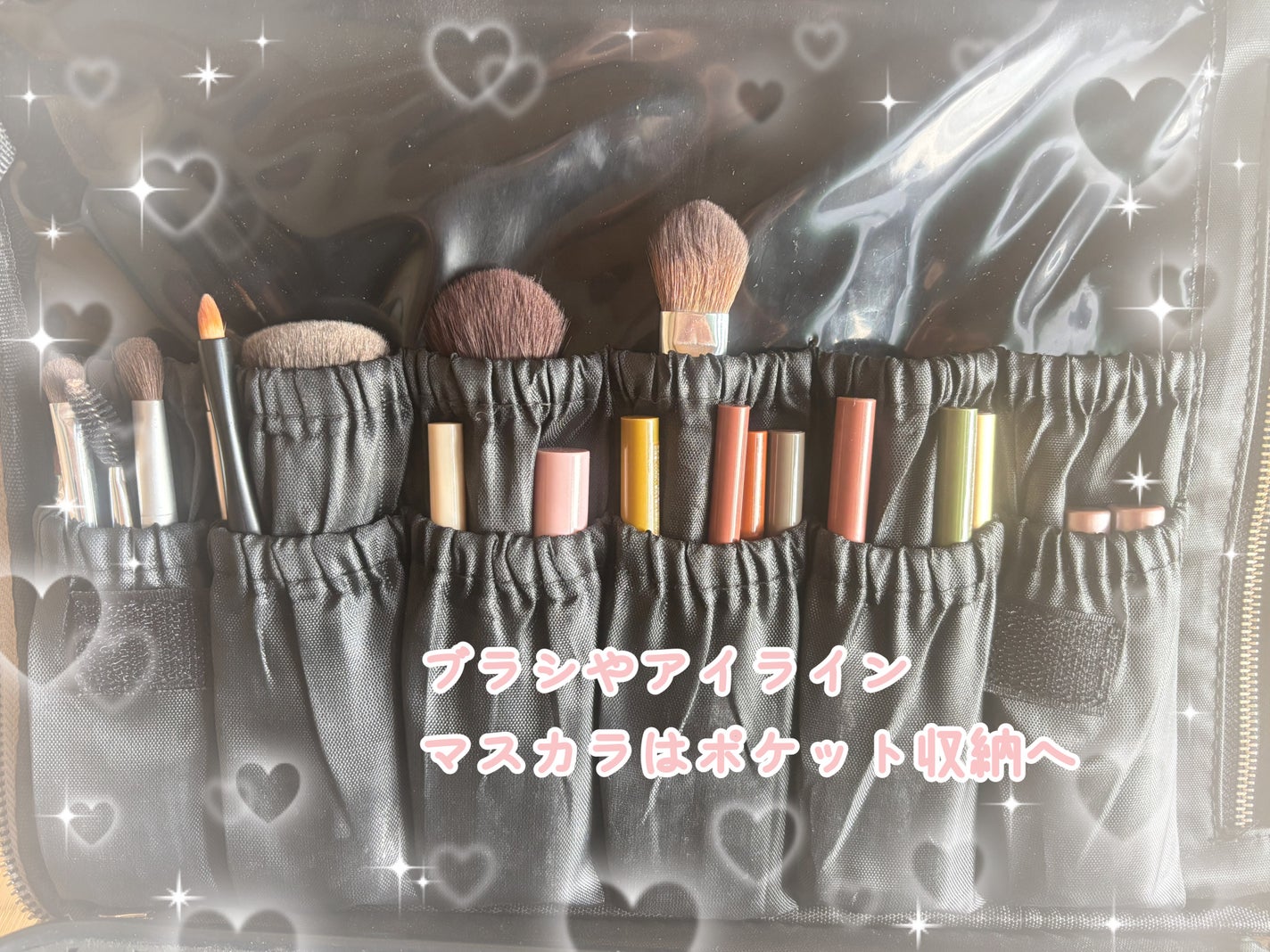 たかちゃん💕フォロバ on LIPS 「私のメイク収納を紹介します!もともと机の引き出しにコスメを収納..」(2枚目)