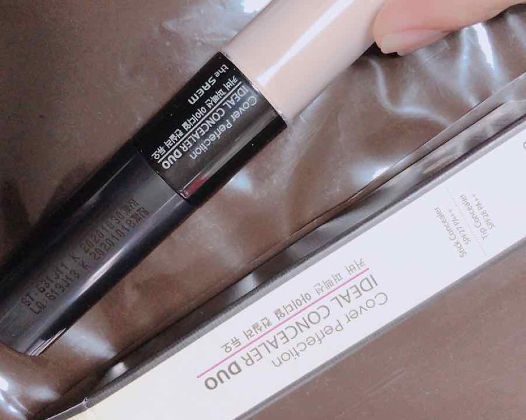 カバーパーフェクション アイディールコンシーラー デュオ/the SAEM/スティックコンシーラーを使ったクチコミ(1枚目)