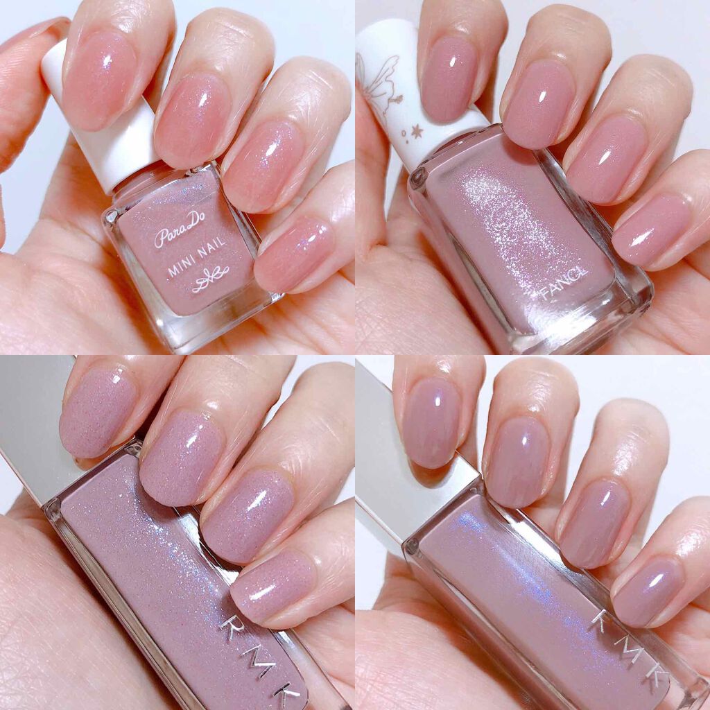 ネイルポリッシュ 05(SH) スパークルローズ/RMK/マニキュアを使ったクチコミ（3枚目）