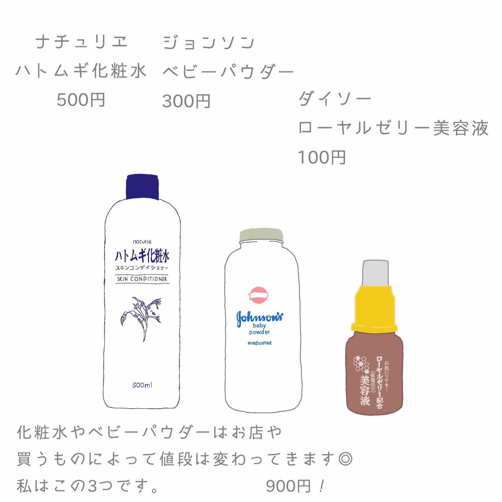 ハトムギ化粧水(ナチュリエ スキンコンディショナー R )/ナチュリエ/化粧水を使ったクチコミ（3枚目）