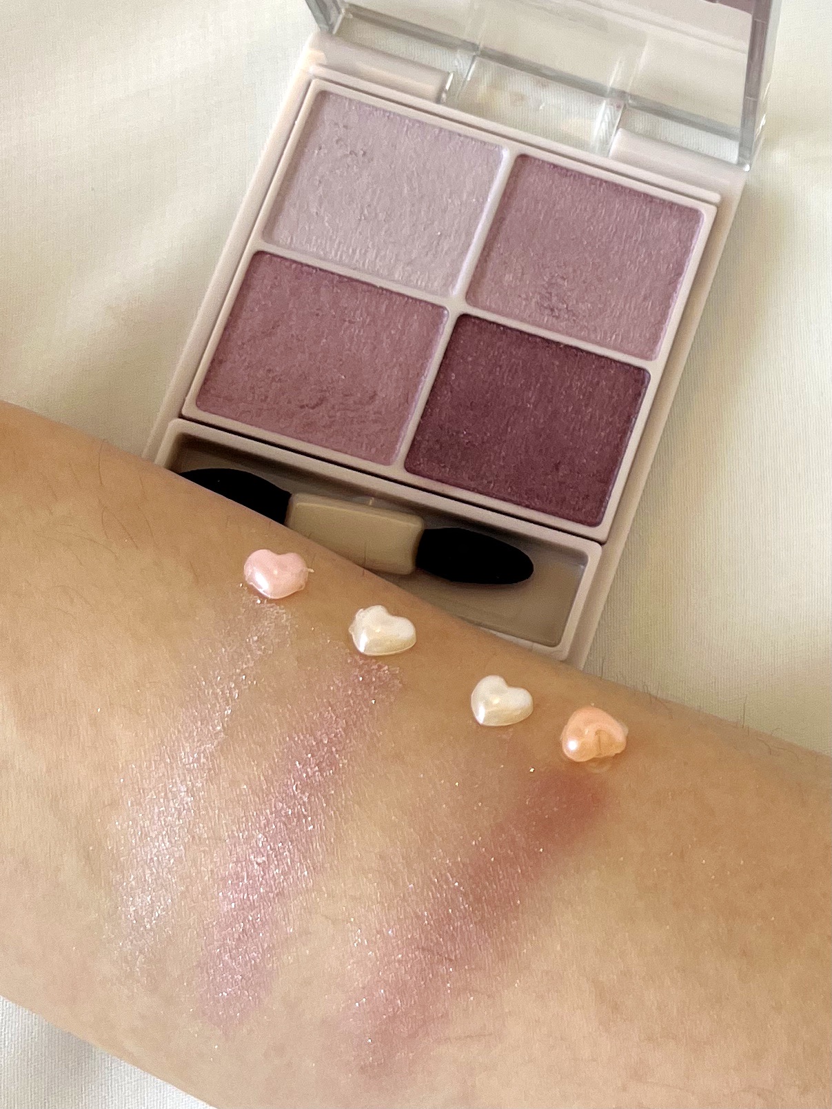 シルキースフレアイズ/キャンメイク/アイシャドウパレットを使ったクチコミ（2枚目）
