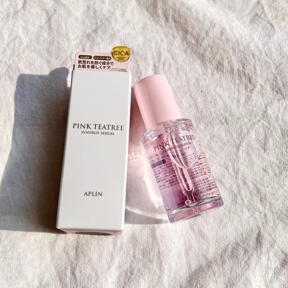 ピンクティーツリーシナジーセラム/APLIN/美容液を使ったクチコミ(5枚目)