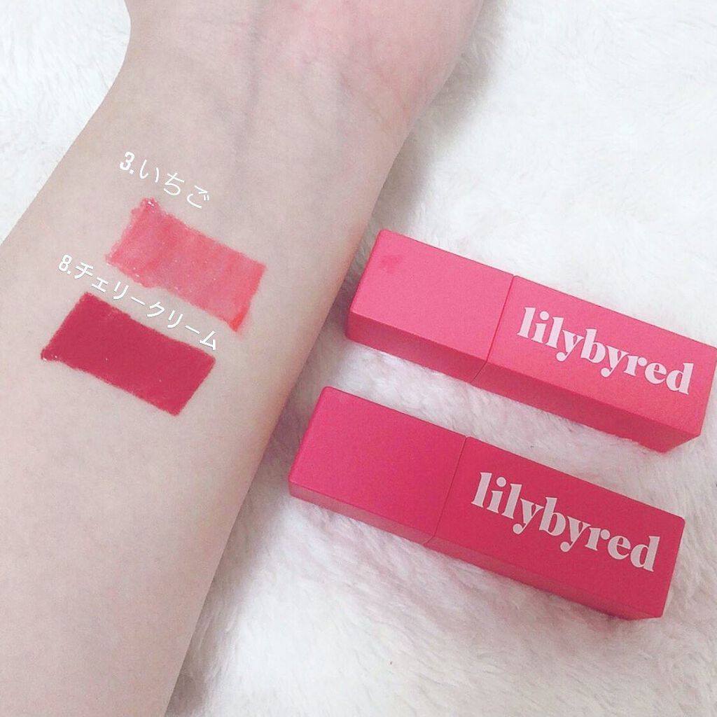 ブラッディライアー コーティングティント/lilybyred/リップティントを使ったクチコミ(2枚目)