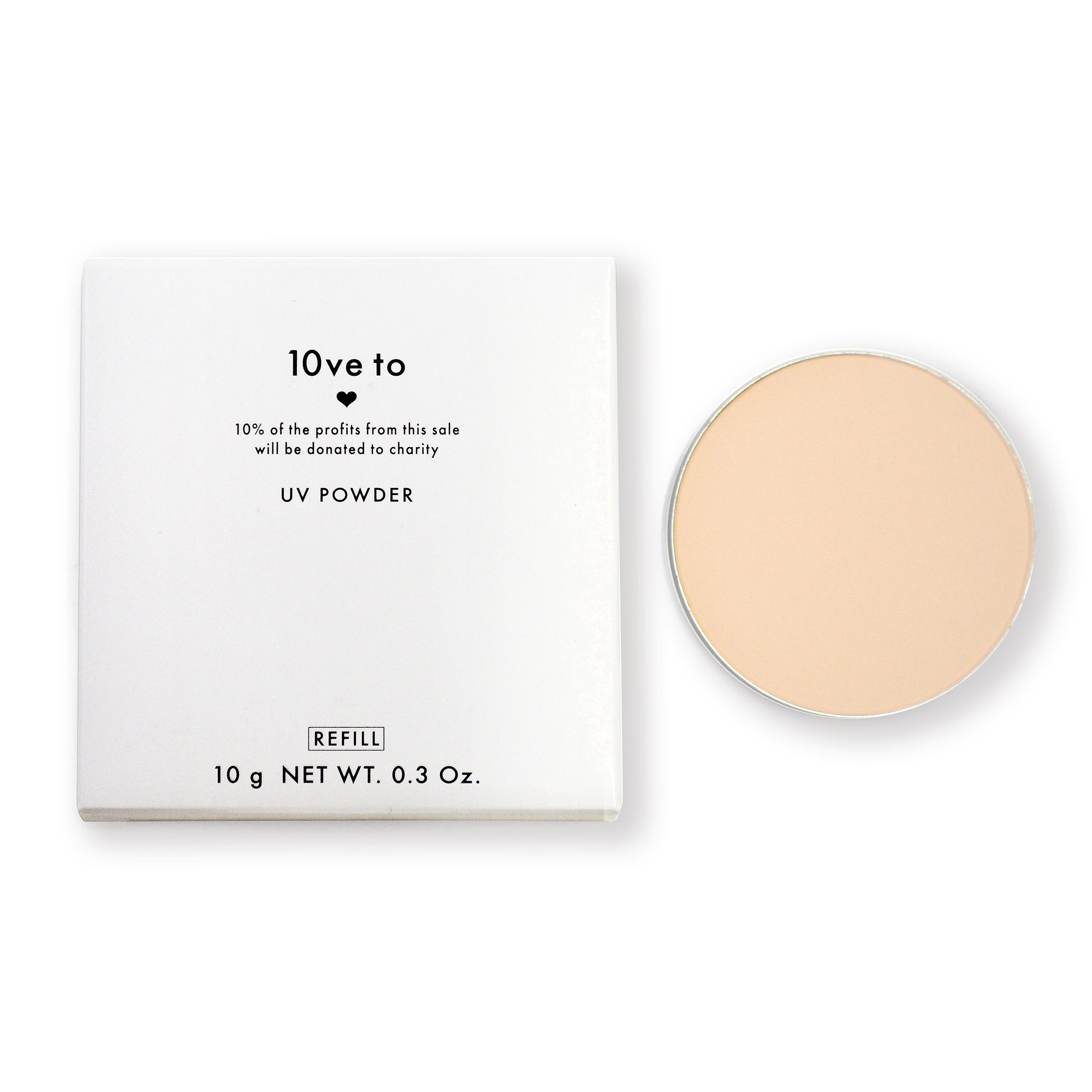 10ve to UVパウダー クリア リフィル10g