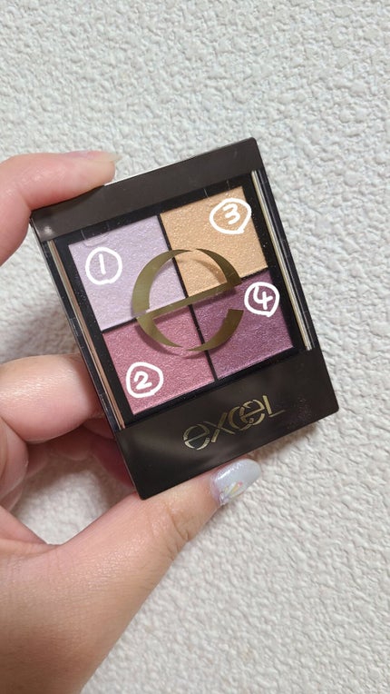 リアルクローズシャドウ/excel/アイシャドウパレットを使ったクチコミ(2枚目)