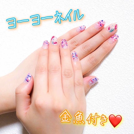 さくらパーティネイル/セリア/マニキュアを使ったクチコミ(1枚目)