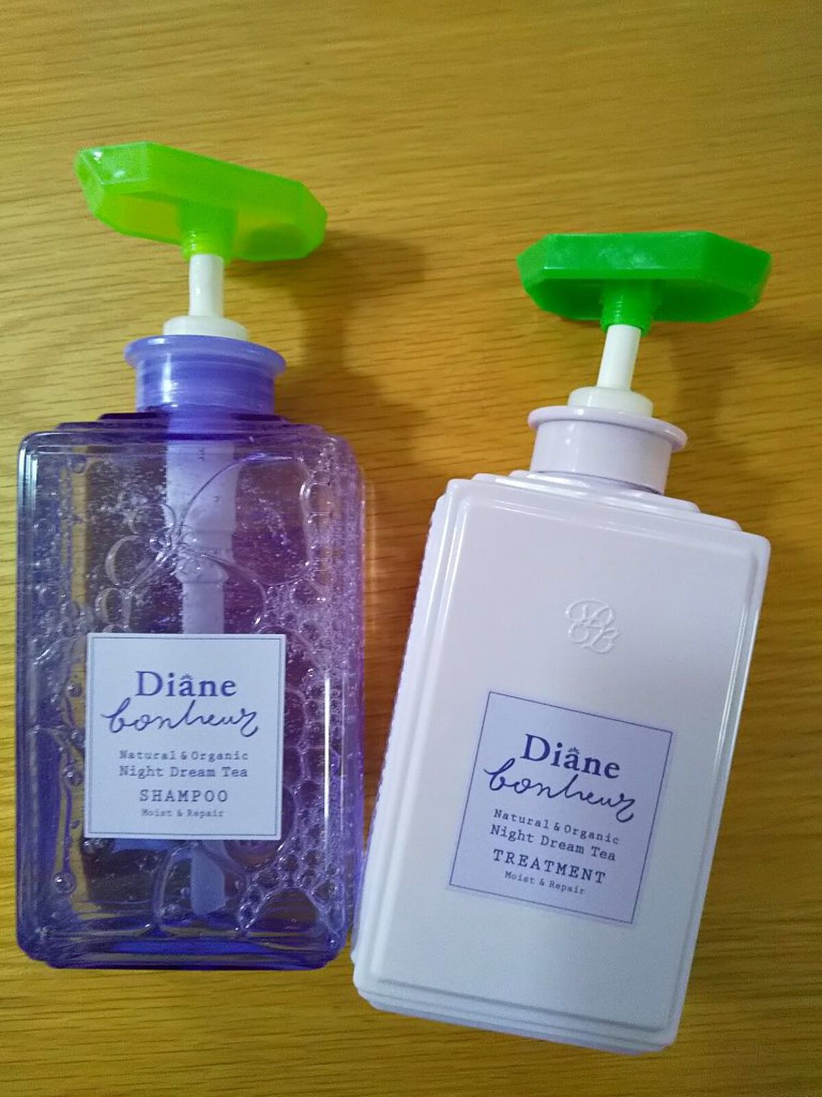 ダイアンボヌール モイスト＆リペア シャンプー/トリートメント ナイトドリームティーの香り/ダイアン/市販シャンプーを使ったクチコミ（1枚目）