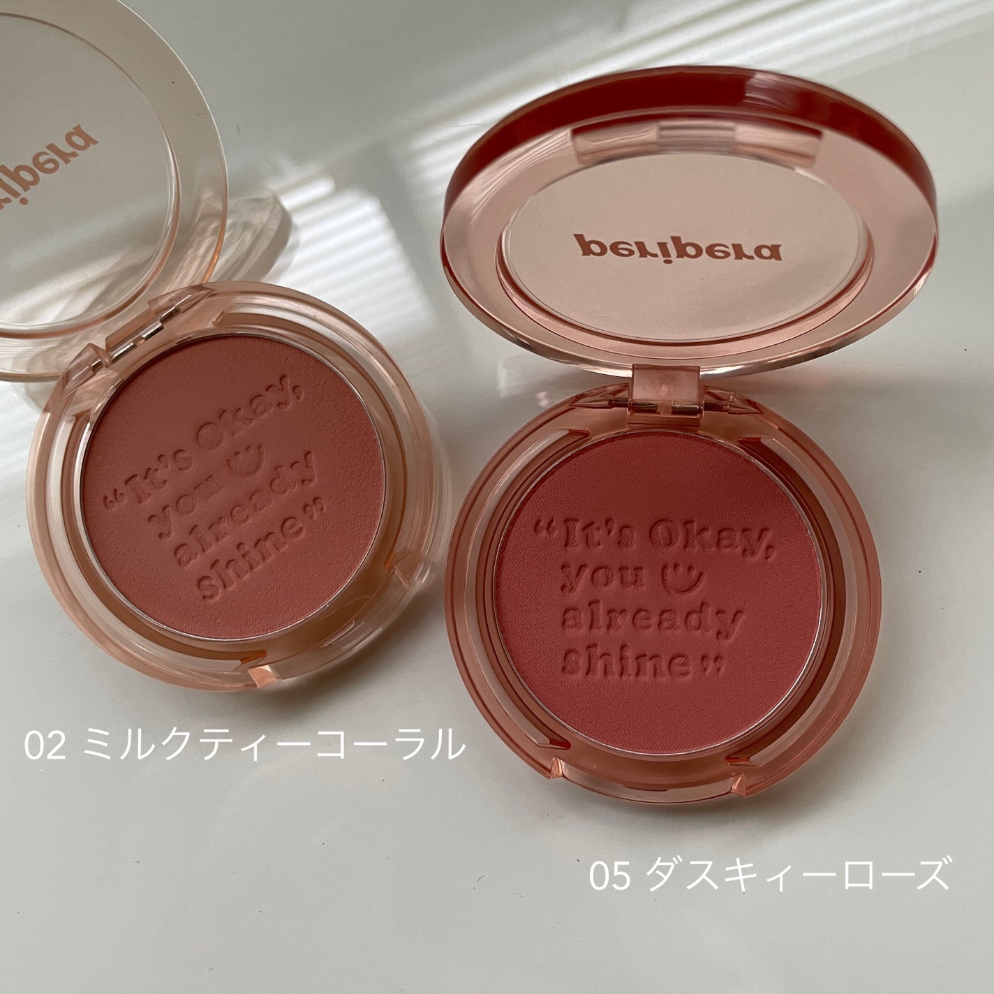 ピュア ブラッシュド サンシャイン チーク/PERIPERA/パウダーチークを使ったクチコミ(2枚目)