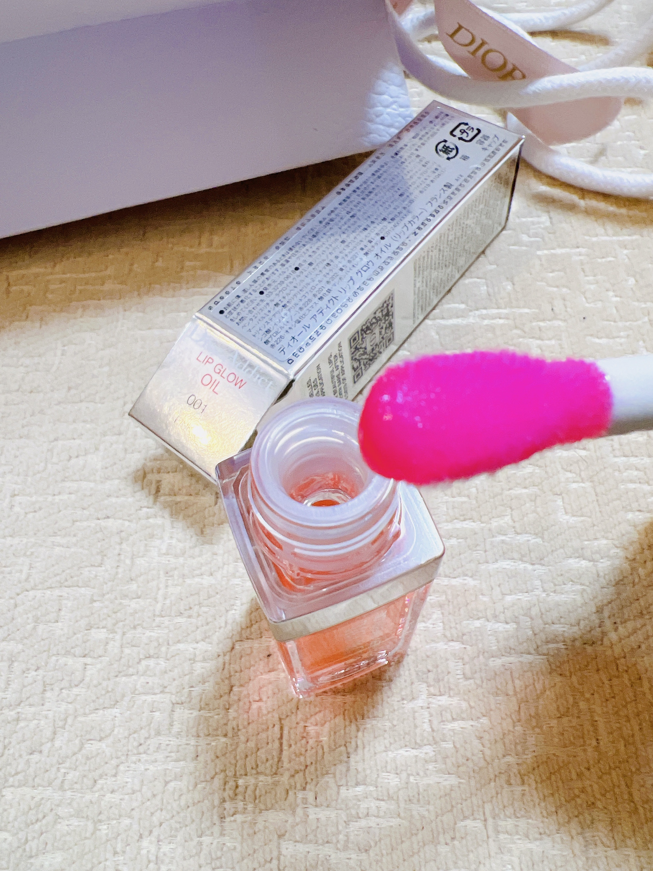 ディオール アディクト リップ グロウ オイル/Dior/リップグロスを使ったクチコミ（3枚目）
