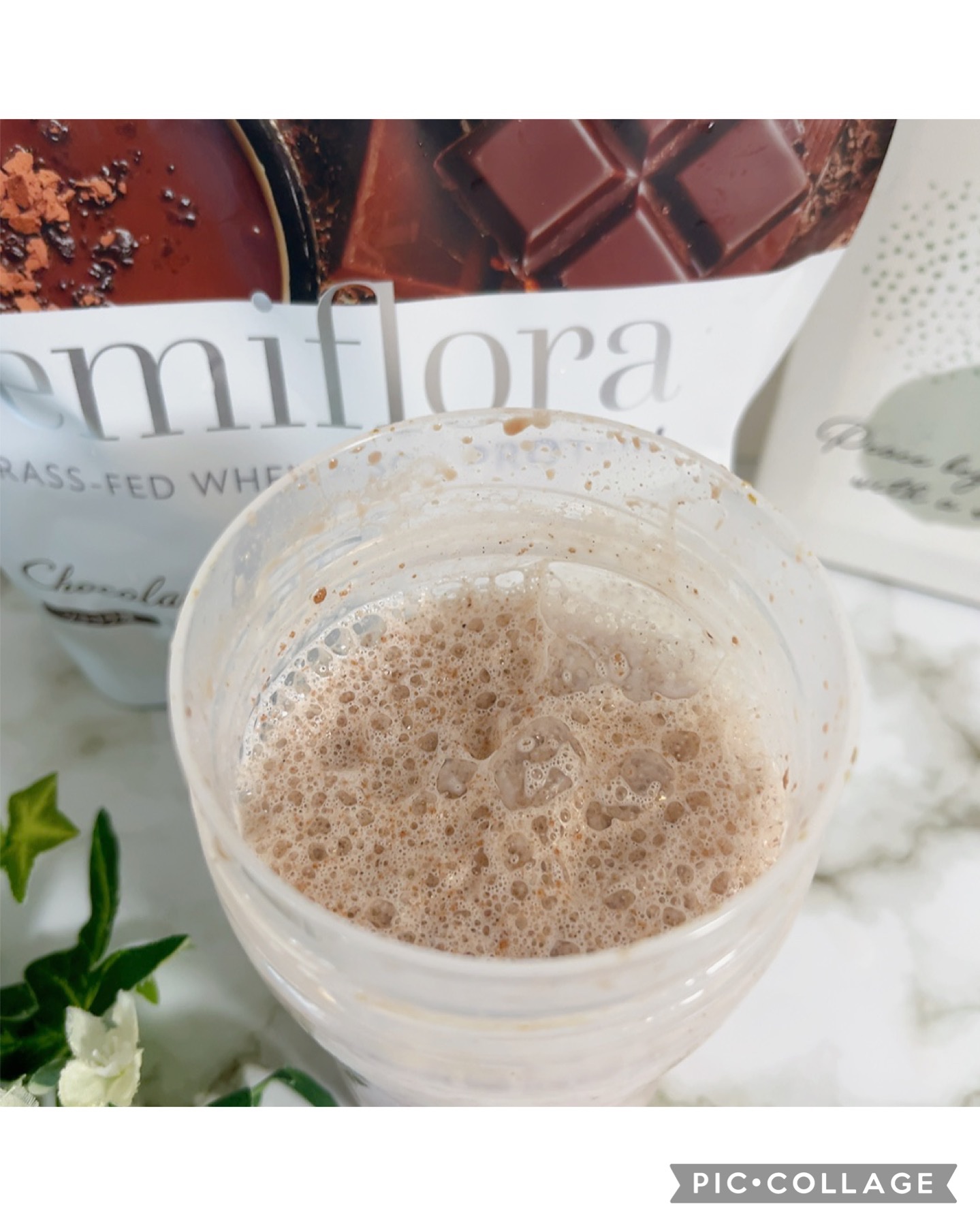 フェミフローラ グラスフェッドホエイ&ソイプロテイン ショコラ味/わかもと製薬/その他プロテインを使ったクチコミ（3枚目）