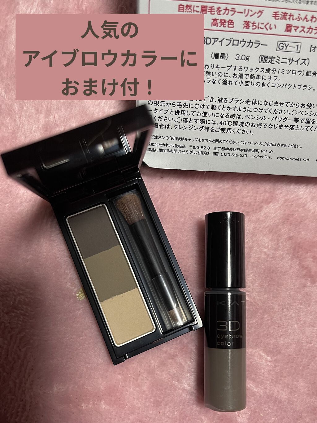 ケイト デザイニングアイブロウ3D/KATE/パウダーアイブロウを使ったクチコミ（2枚目）