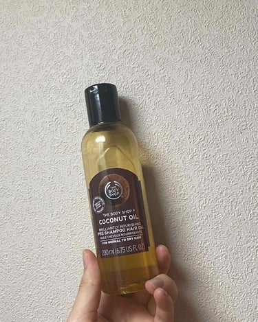  ココナッツ ブリリアント プレシャンプーヘアオイル/THE BODY SHOP/ヘアオイルを使ったクチコミ（1枚目）