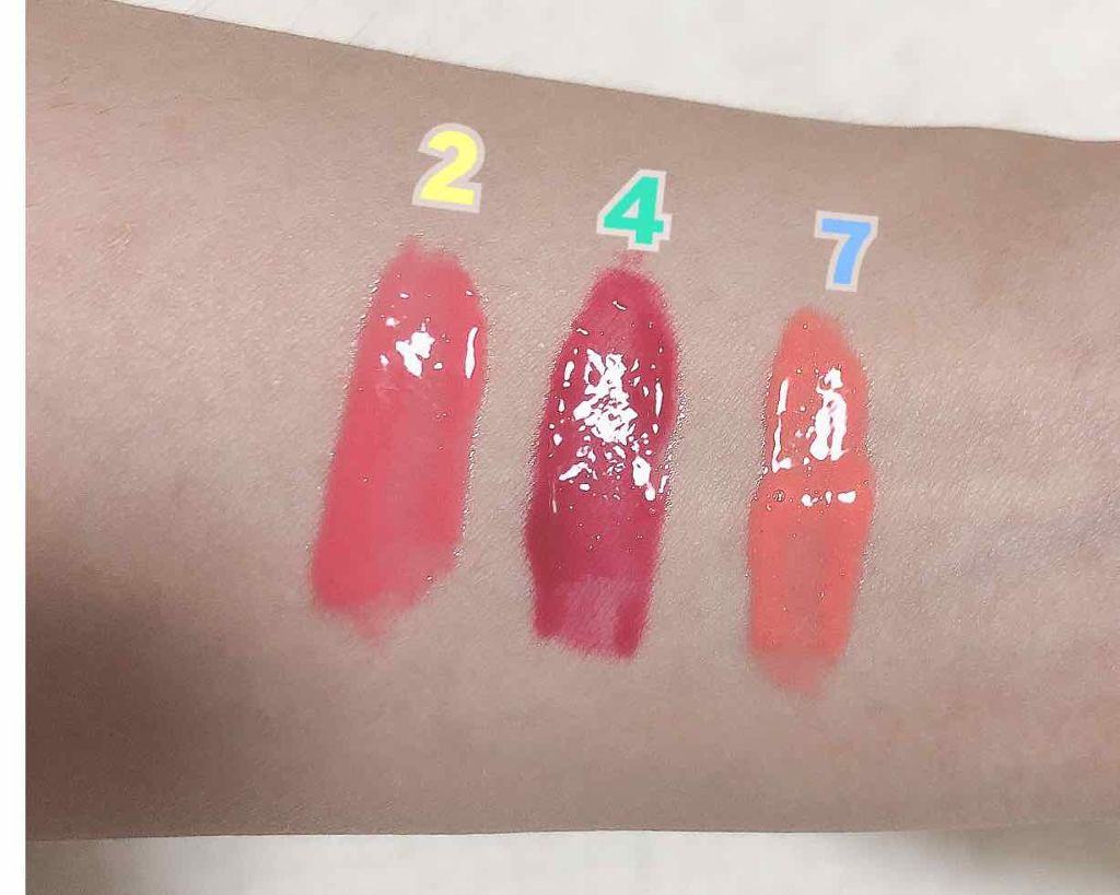 フォーエヴァージューシー オイルルージュ ティント/JILL STUART/リップティントを使ったクチコミ（2枚目）