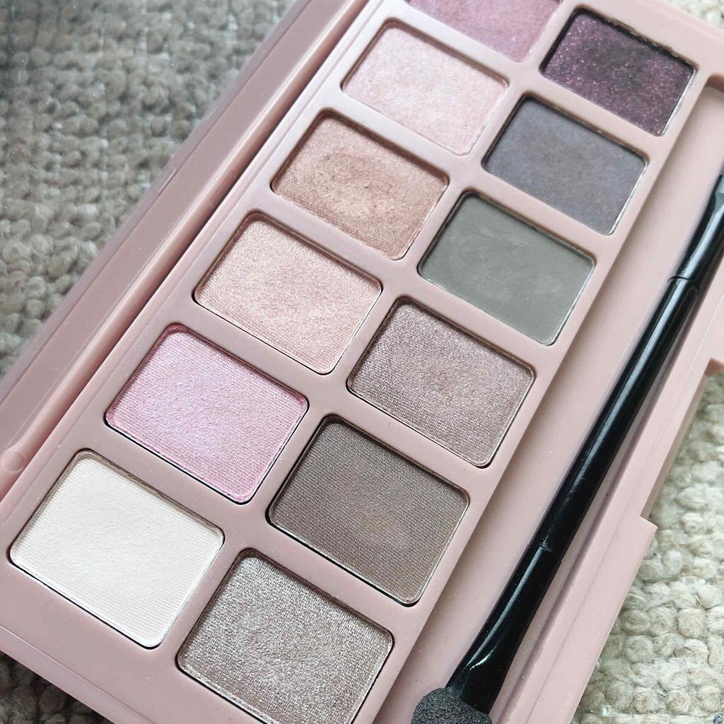 ヌードパレット ブラッシュド/MAYBELLINE NEW YORK/アイシャドウパレットを使ったクチコミ（2枚目）