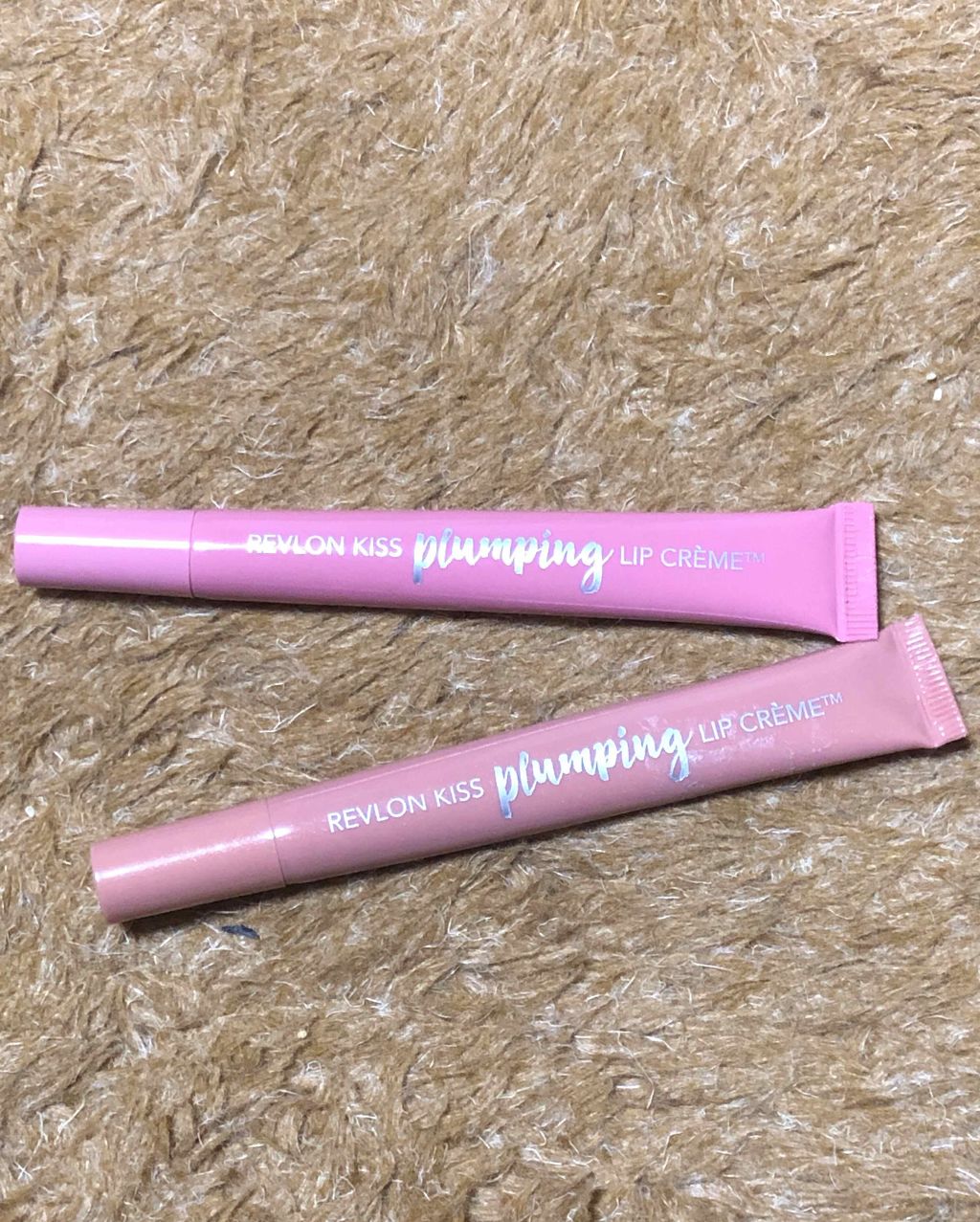 キス プランピング リップ クリーム 530 ピオニー バフ/REVLON/リップクリームを使ったクチコミ（1枚目）