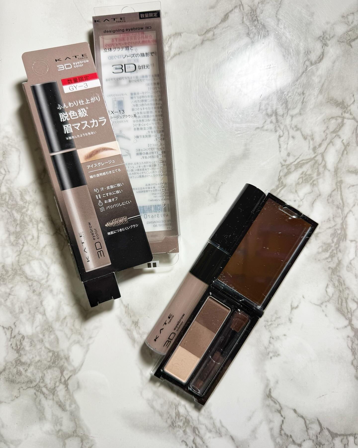 ケイト デザイニングアイブロウ3D/KATE/パウダーアイブロウを使ったクチコミ（1枚目）