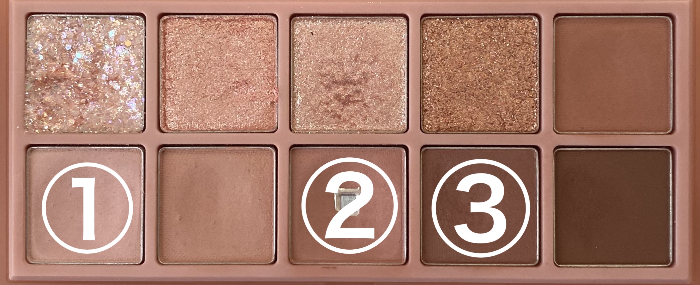 ベターザンパレット/rom&nd/アイシャドウパレットを使ったクチコミ（2枚目）