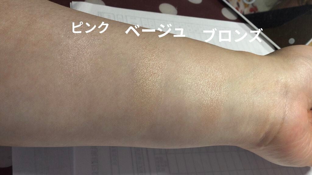 ドレープド シマーグロウ/excel/パウダーハイライトを使ったクチコミ(3枚目)