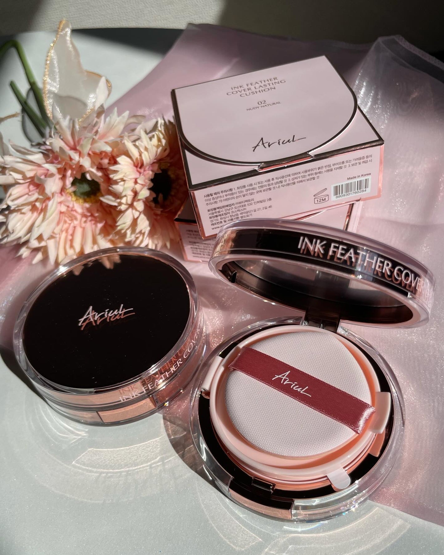 アリウル インクフェザーカバーラスティングクッション/Ariul/クッションファンデーションを使ったクチコミ(7枚目)