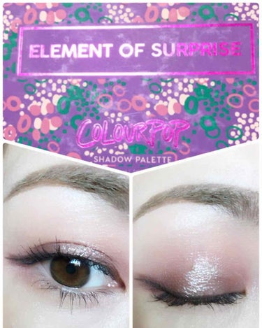 ELEMENT OF SURPRISE/ColourPop/アイシャドウパレットを使ったクチコミ（1枚目）