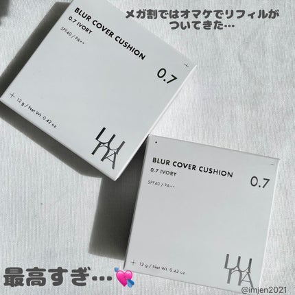 ブラーカバークッション/LUNA/クッションファンデーションを使ったクチコミ(6枚目)