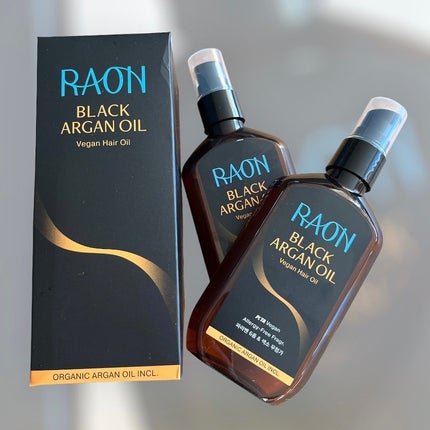 しゅわちゃん on LIPS 「RAONブラックアルガンオイル100ml✨️韓国と言えばの1+..」(6枚目)