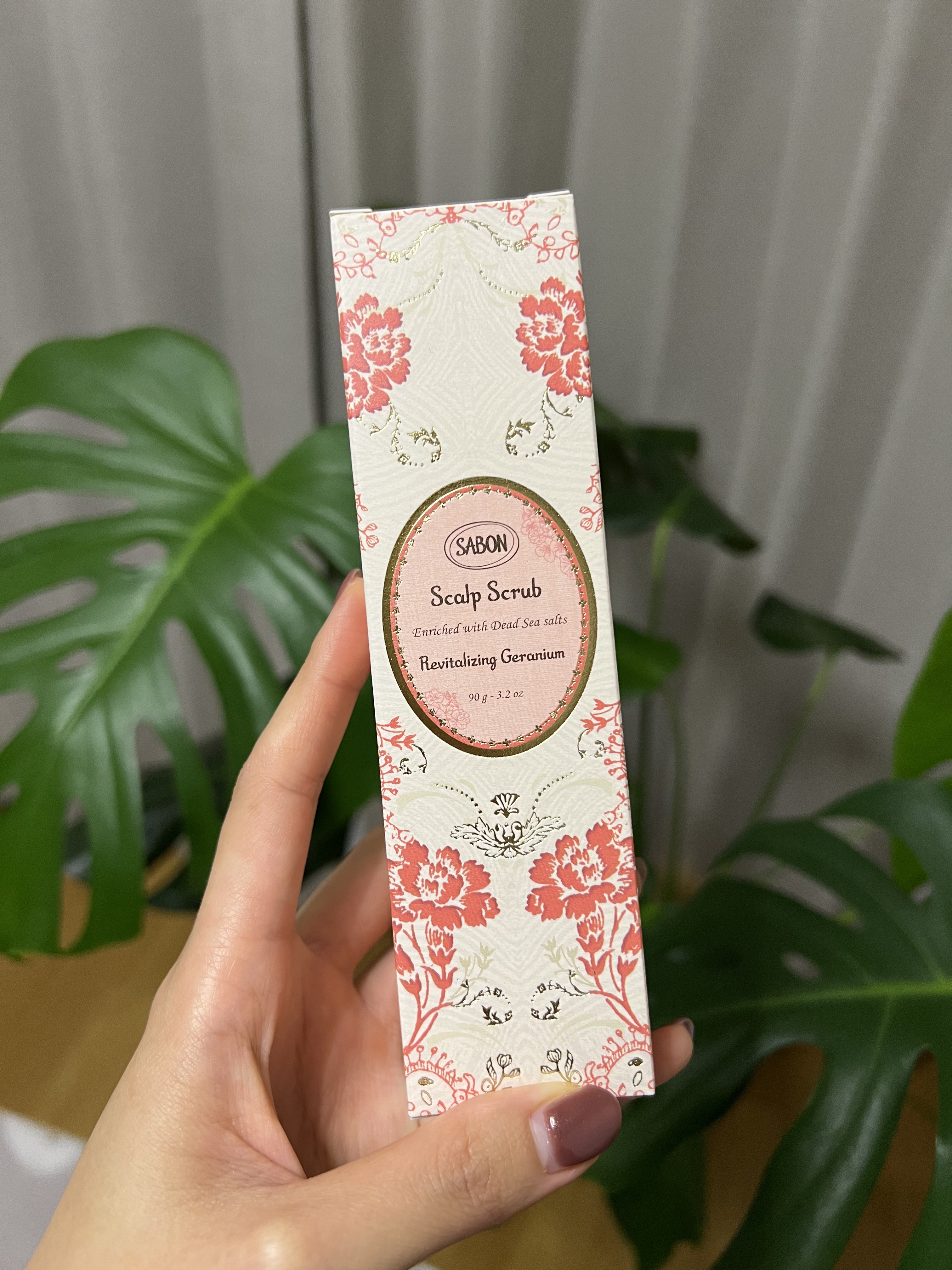 ヘッドスクラブ リプレニッシング(ゼラニウム)/SABON/ヘッドスクラブを使ったクチコミ（2枚目）