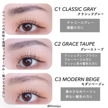 HAN ALL SHARP BROW C3 MODERN BEIGE/rom&nd/アイブロウペンシルを使ったクチコミ（3枚目）