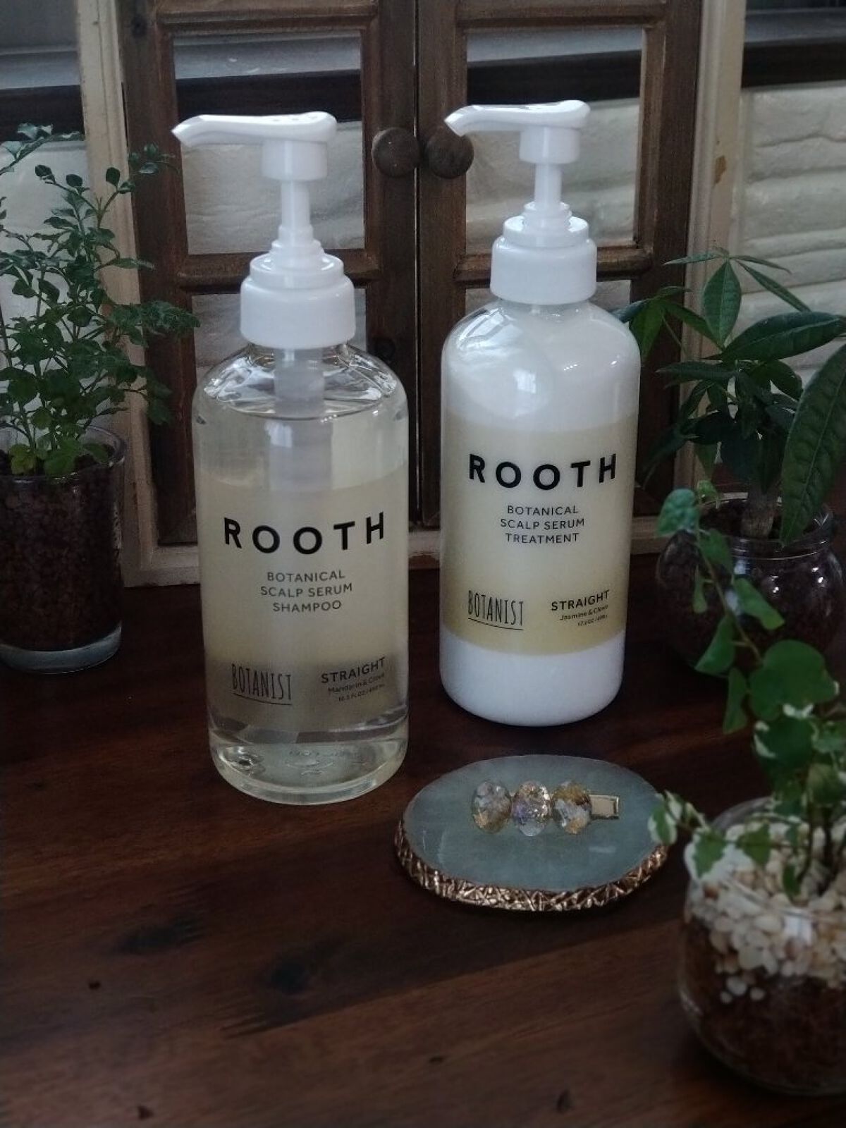 ルース ボタニカルスカルプセラム シャンプー・トリートメント（ストレート）/BOTANIST/市販シャンプーを使ったクチコミ（1枚目）
