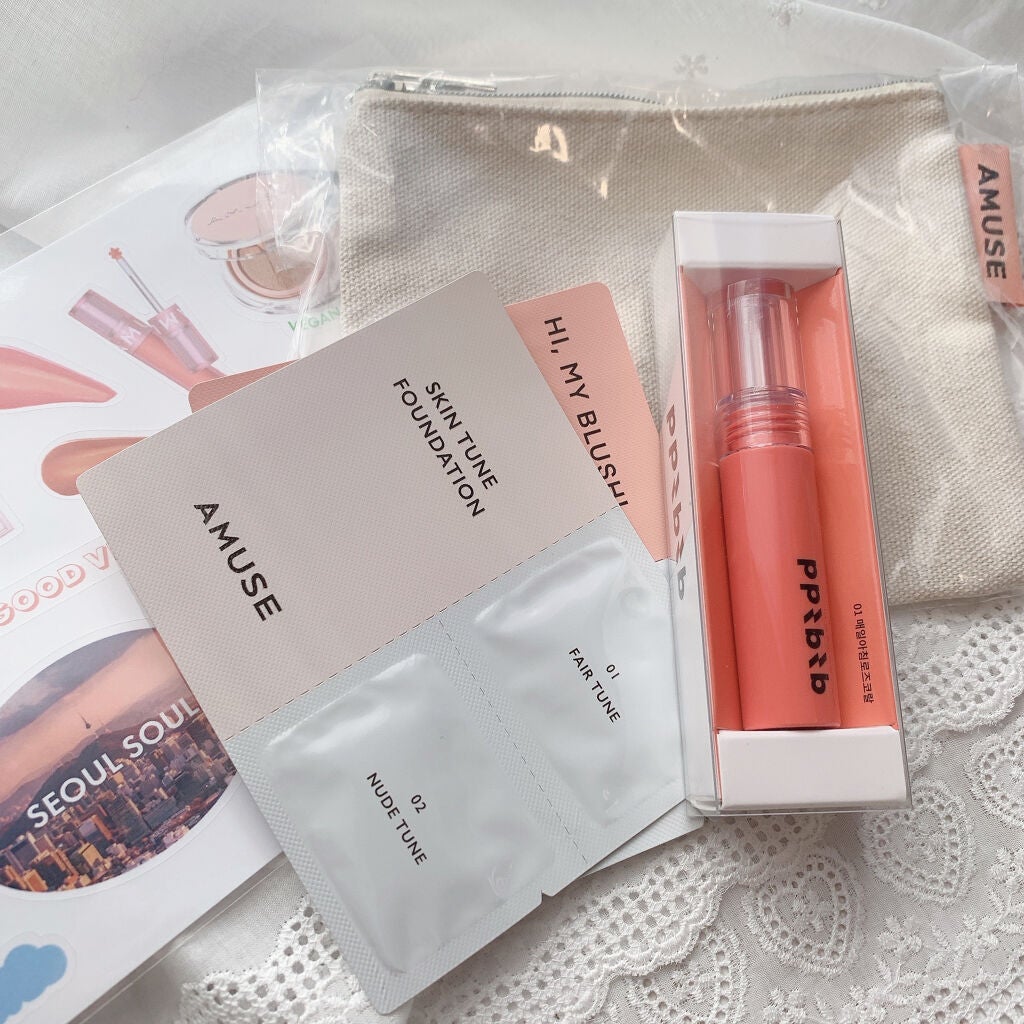 ムンユ on LIPS 「AMUSEから新しく出た新作アイシャドウパレットはキラキラシア..」(6枚目)