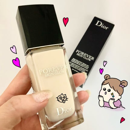 ディオールスキン フォーエヴァー フルイド グロウ/Dior/リキッドファンデーションを使ったクチコミ(2枚目)