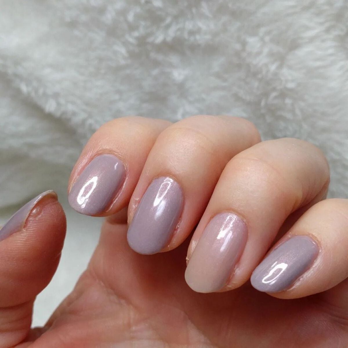 ミルクティ on LIPS 「✴✴久しぶりのワンカラーベタ塗り💜✨✴スキューズミー(@_sq..」(2枚目)