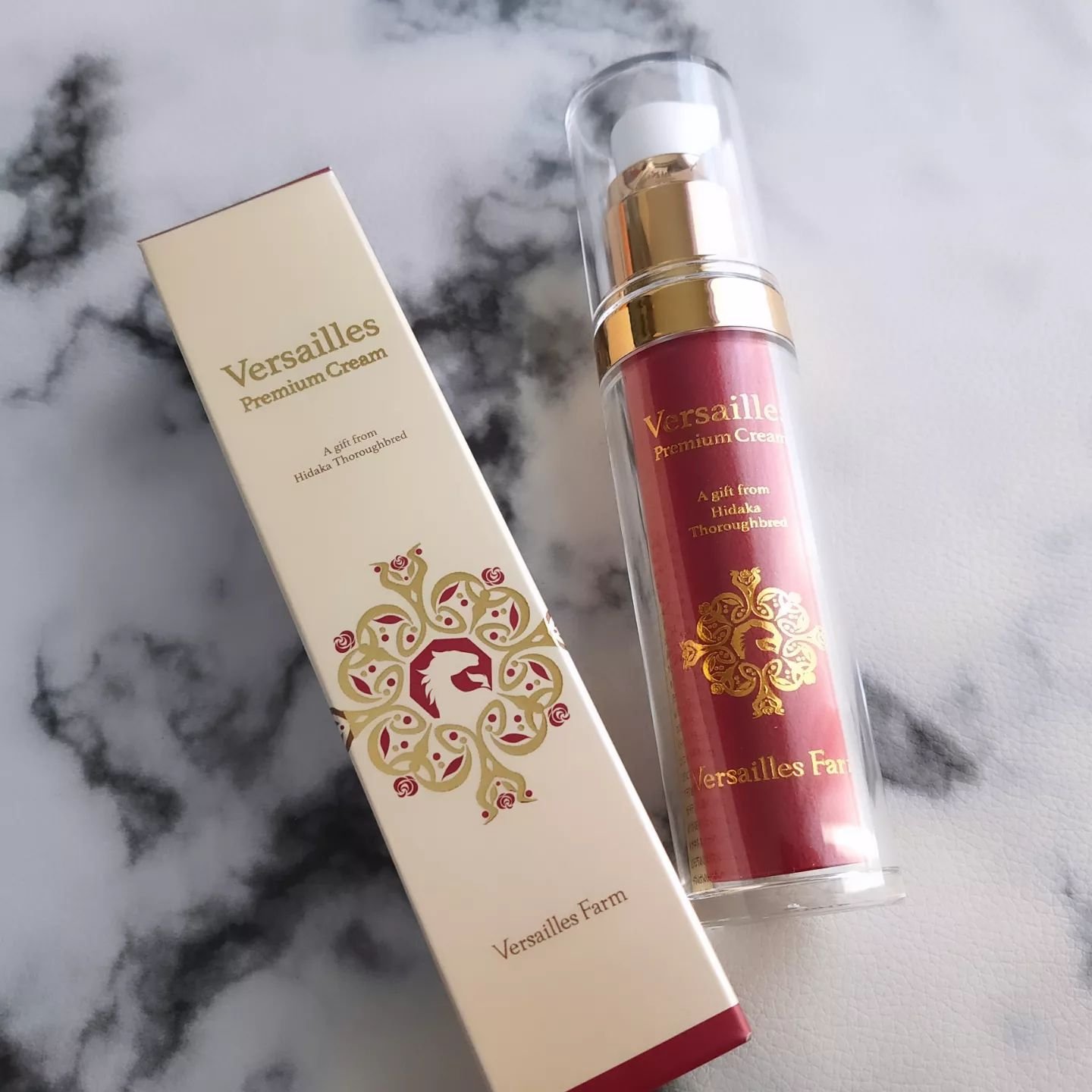 ヴェルサイユファームプレミアムクリーム/ヴェルサイユファーム/フェイスクリームを使ったクチコミ（1枚目）