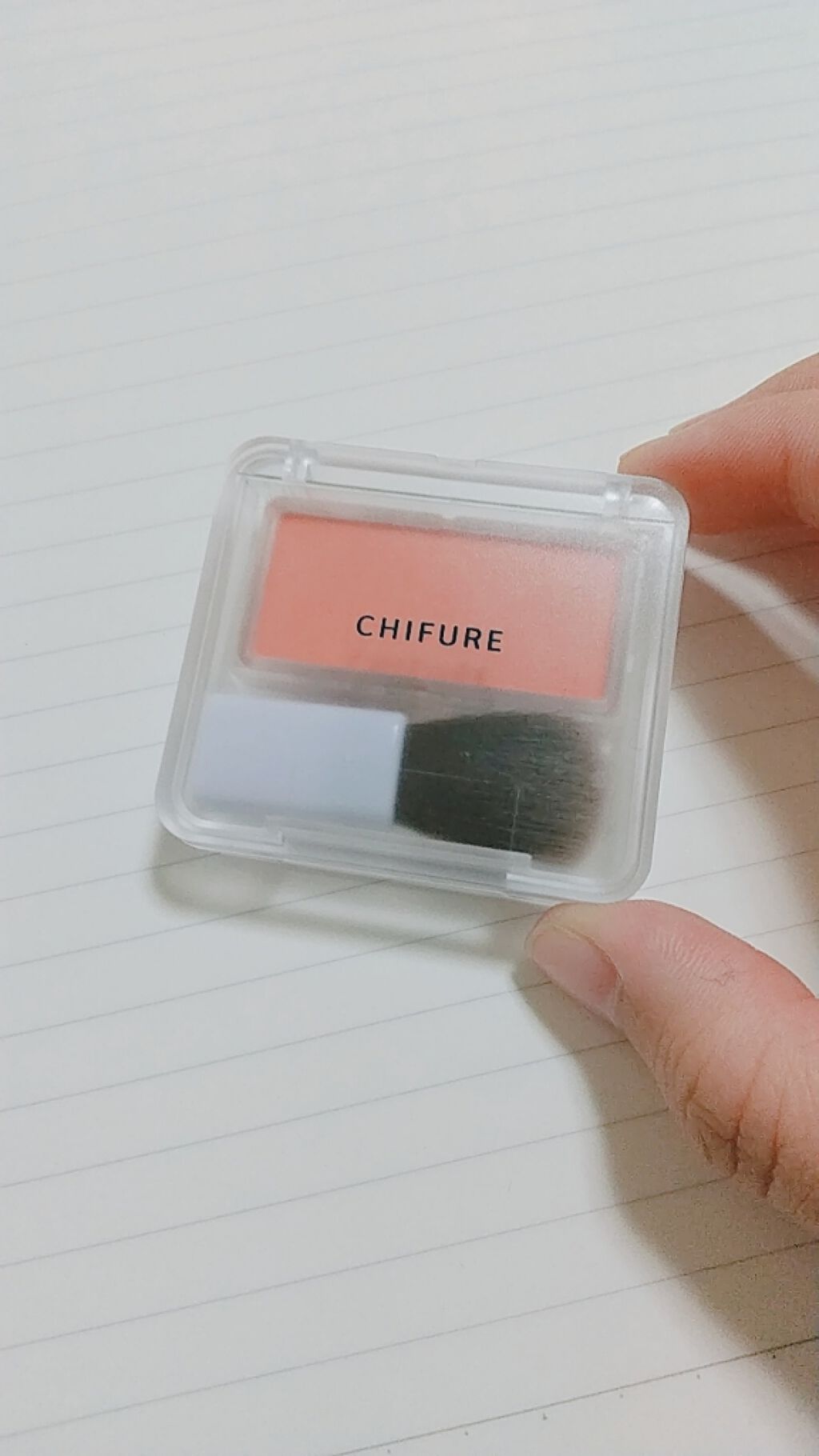 パウダー チーク/ちふれ/パウダーチークを使ったクチコミ(1枚目)