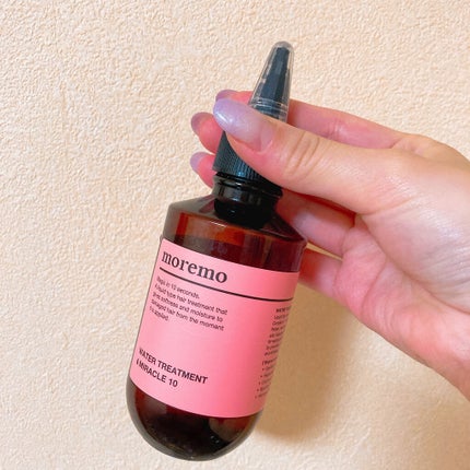 ウォータートリートメントミラクル10/moremo/洗い流すヘアトリートメントを使ったクチコミ(1枚目)