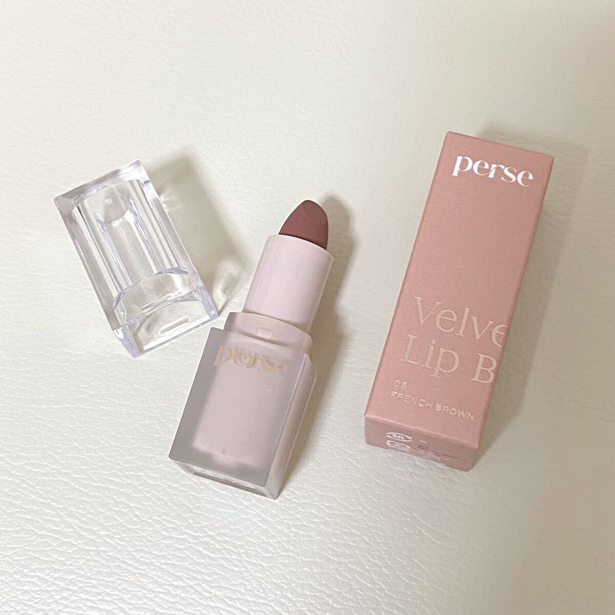 ベルベットフィックスリップバーム/perse/リップバームを使ったクチコミ（1枚目）