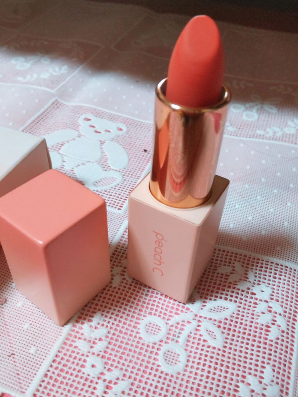 Easy Matte Lipstick ブロッサムエディション/Peach C/口紅を使ったクチコミ（2枚目）