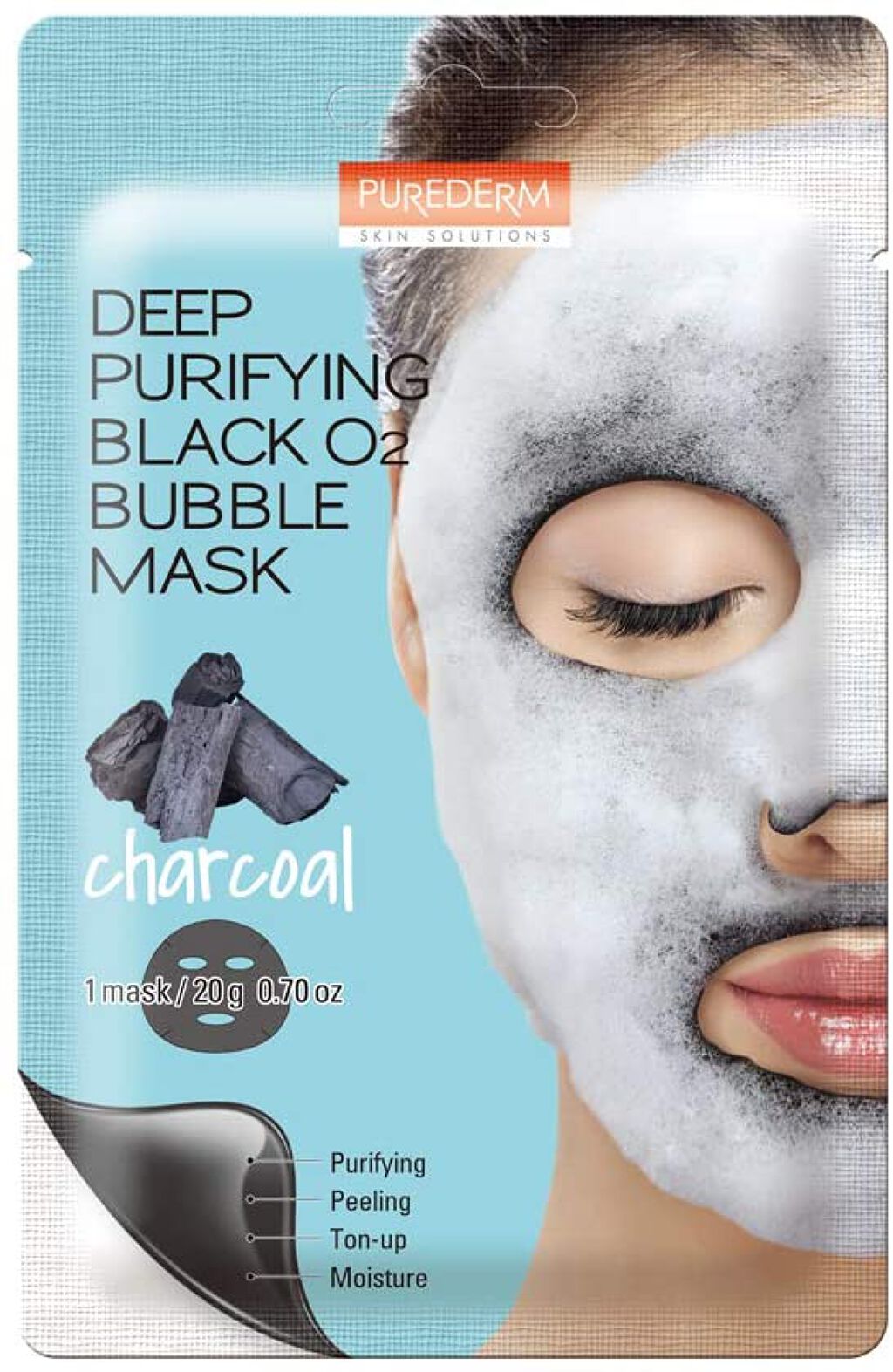 試してみた】BLACK O2 泡パック charcoal PUREDERMの効果・肌質 試してみた】BLACK O2 泡パック charcoal PUREDERMの効果・肌質