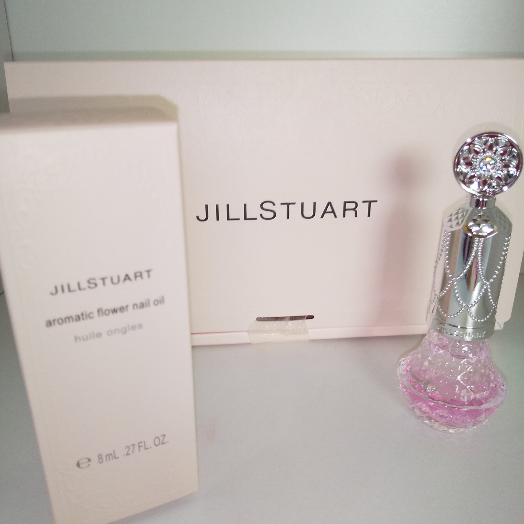 アロマティックフラワー ネイルオイル 01 pink essence/JILL STUART/ネイルオイル・トリートメントを使ったクチコミ（3枚目）