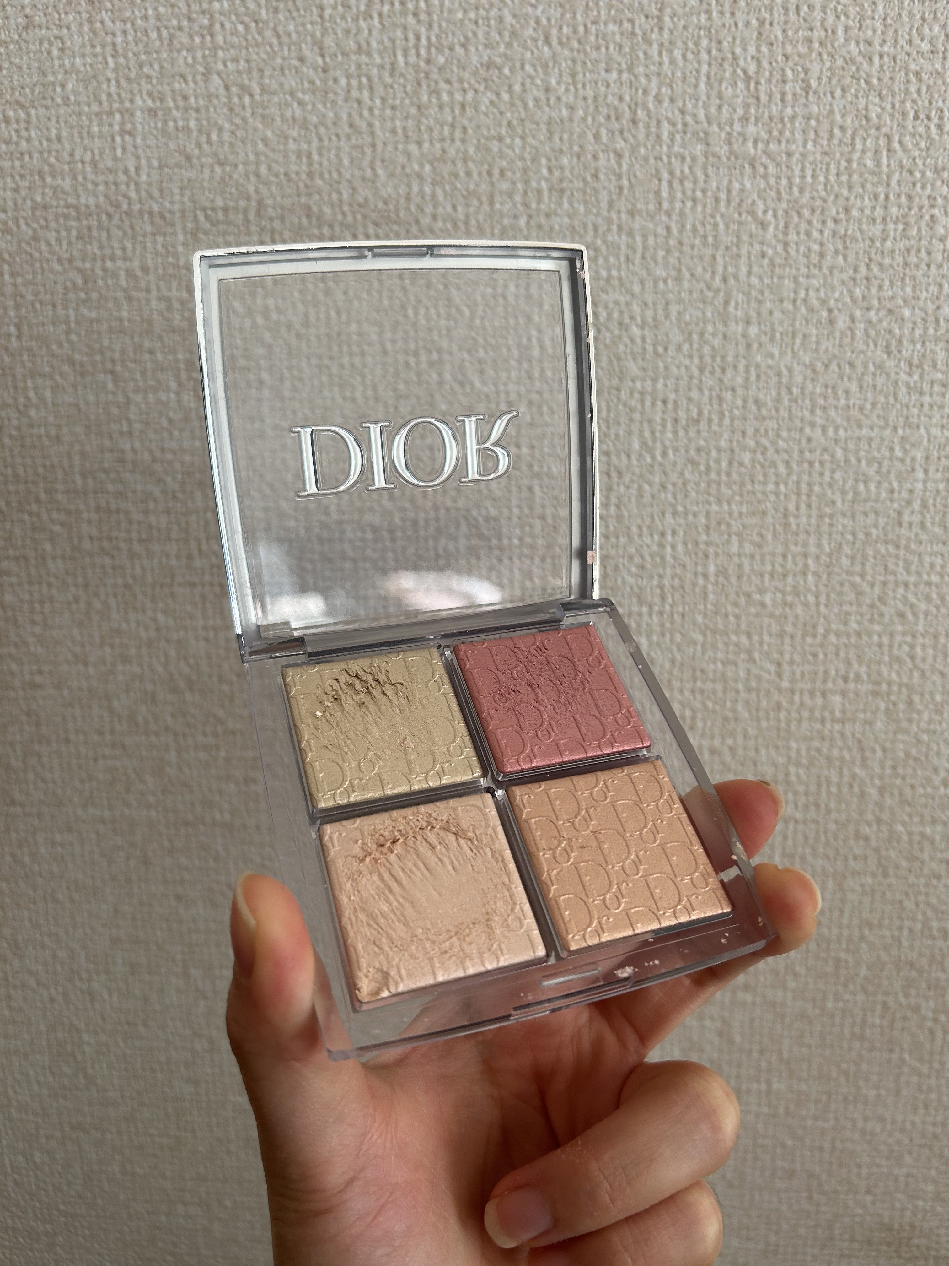 ディオール バックステージ フェイス グロウ パレット/Dior/ハイライトを使ったクチコミ（2枚目）