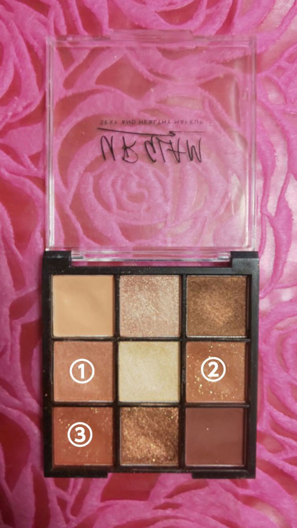 UR GLAM　BLOOMING EYE COLOR PALETTE/U R GLAM/アイシャドウパレットを使ったクチコミ（3枚目）