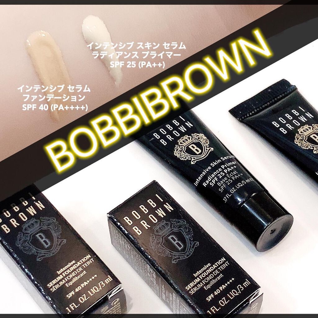 インテンシブ セラム ファンデーション/BOBBI BROWN/リキッドファンデーションを使ったクチコミ（1枚目）